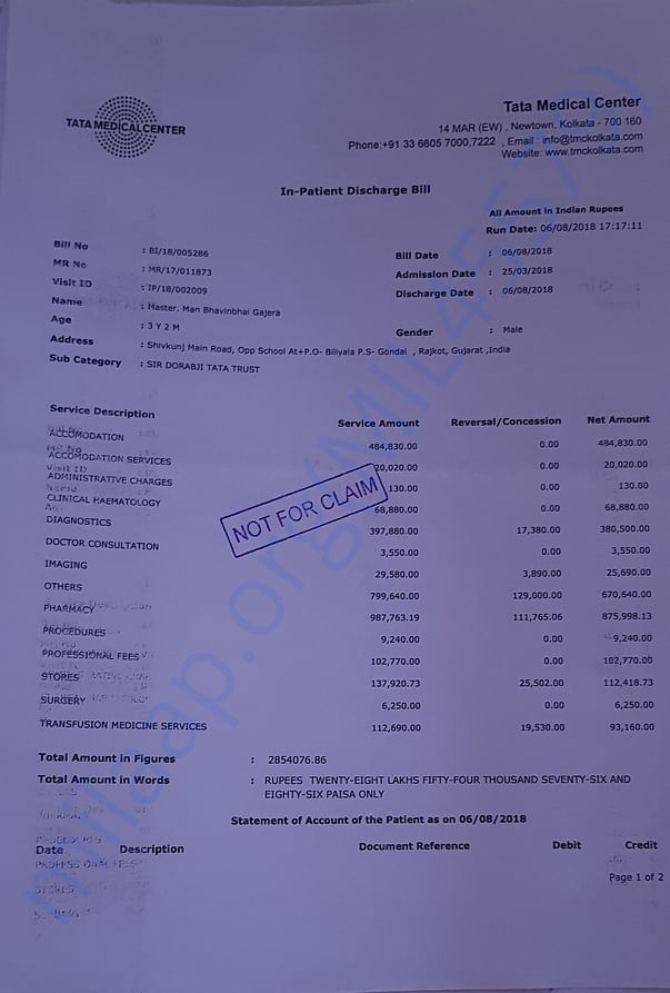 Hospital Bill