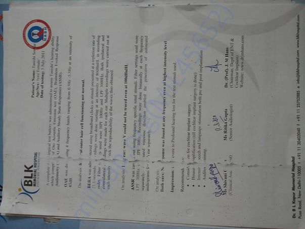 Medical report