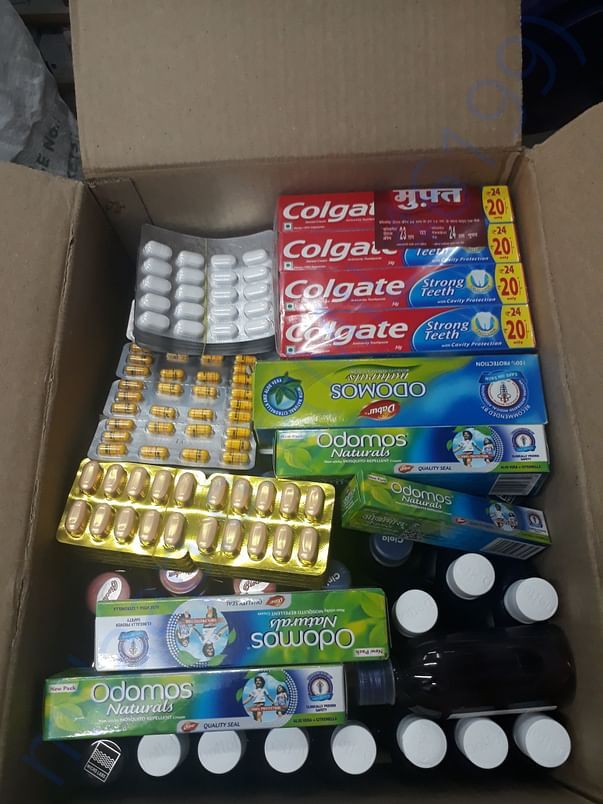 Medicines bought from the Fund & sent to Kodagu