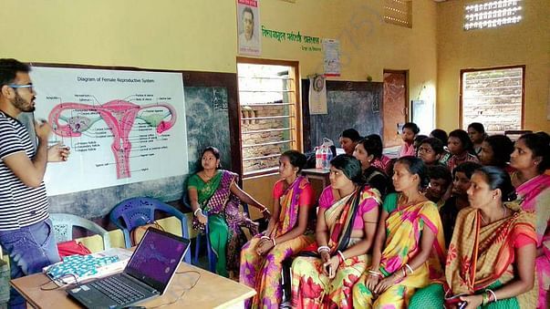 Educating community women about menstrual hygiene