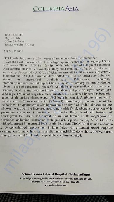 Hospital Documents