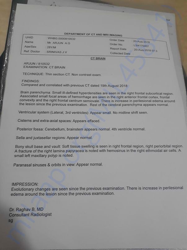 Medical report