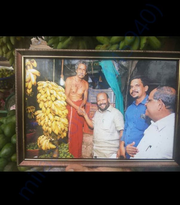 His old photo when current state minister recognised him.