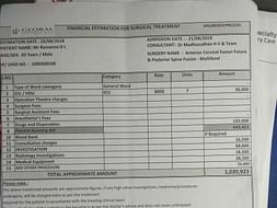 Support Ramanna who is diagnosed with traumatic cervical cord injury