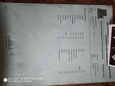 Report of Doppler study