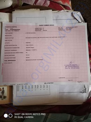Patient summary report
