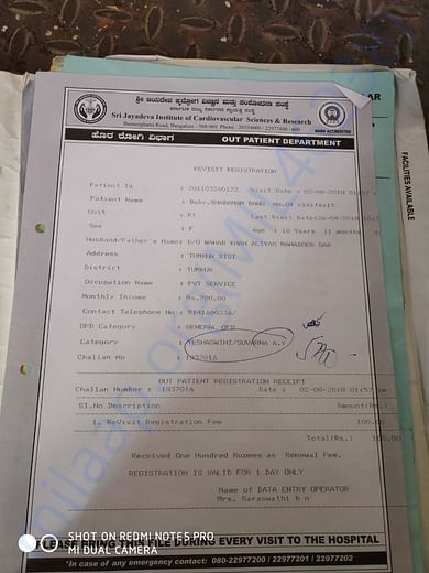 Hospital registration