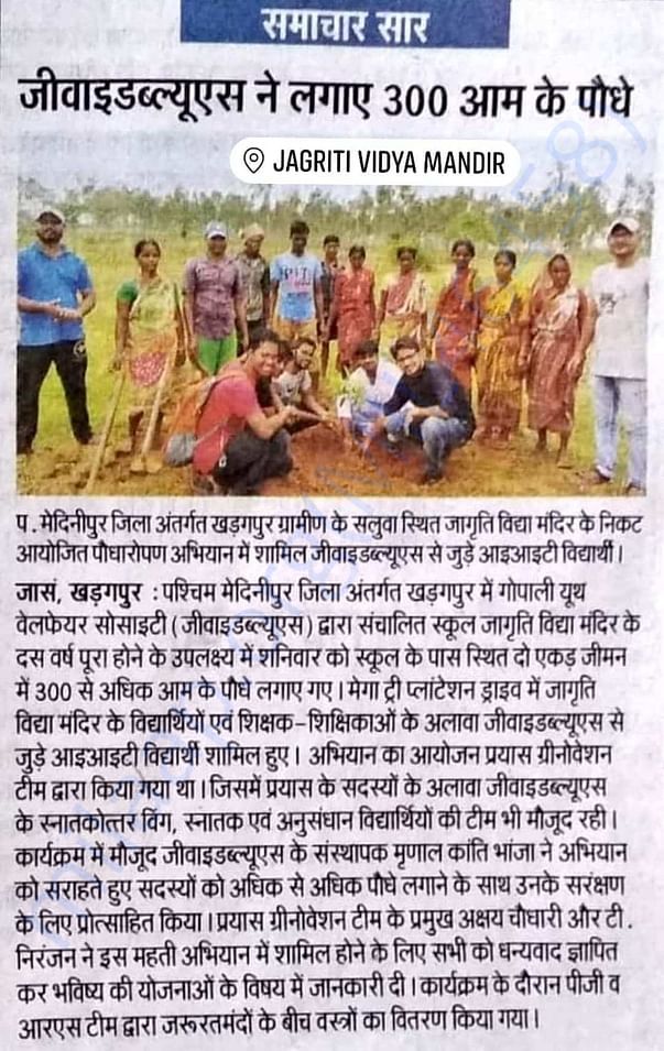 Tree Plantation at School