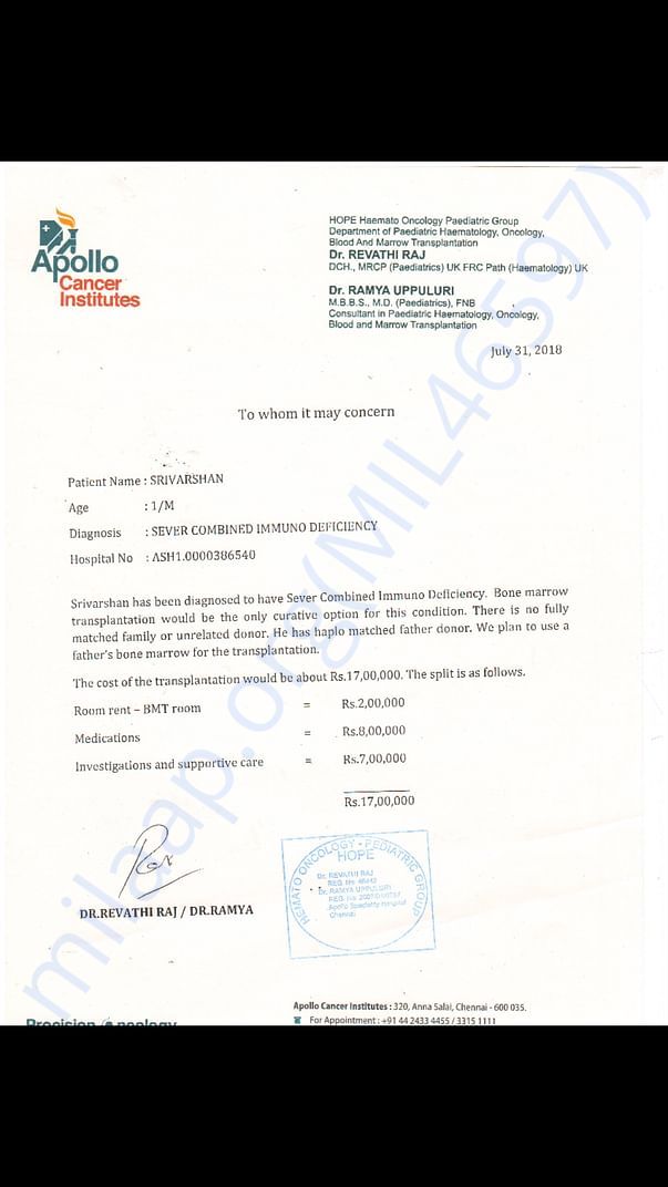 Estimation letter