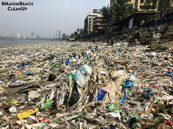 #MahimBeachCleanUp
