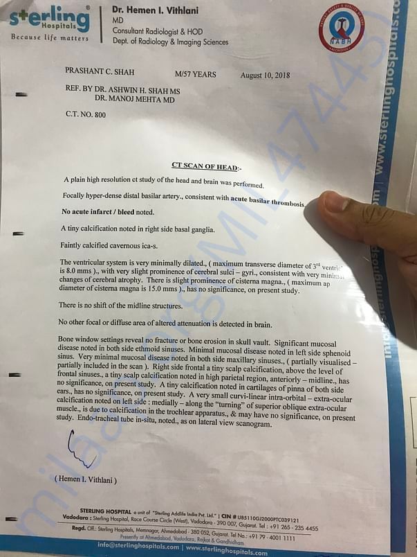 MRI Report