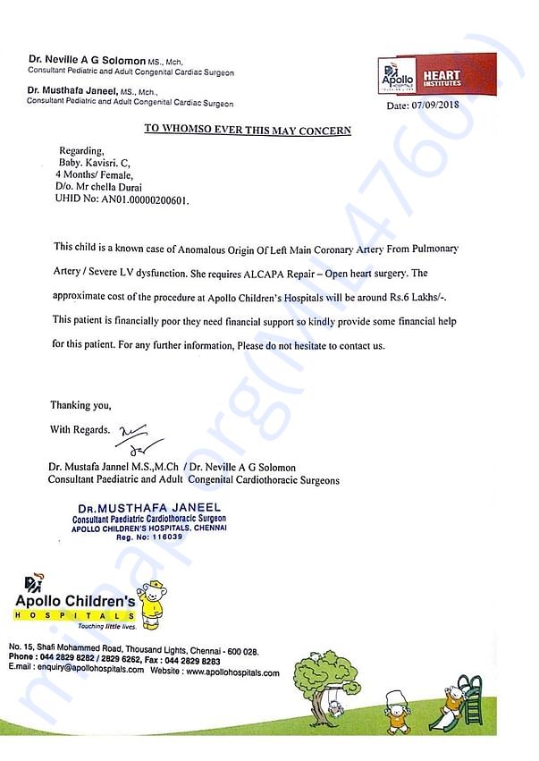 Estimation letter