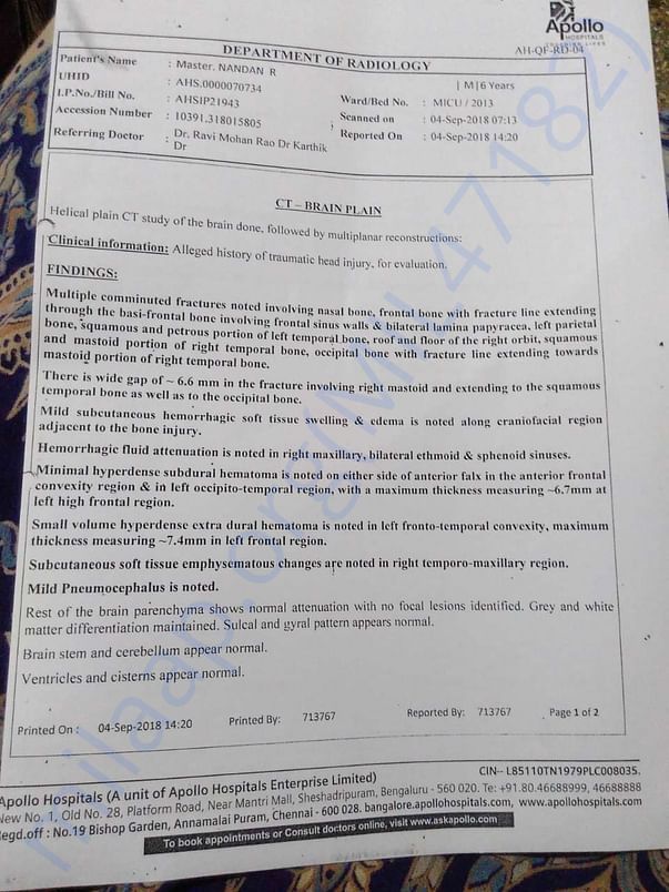 Scanning Report 1