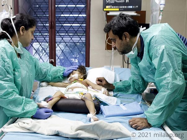 Help Samridhho who is in a critical state in the ICU