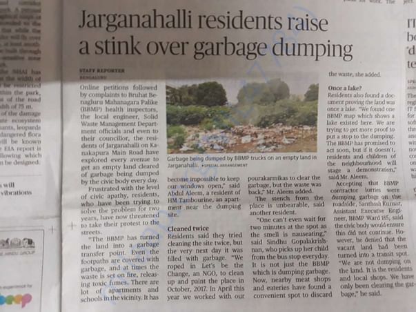 Hindu News Article