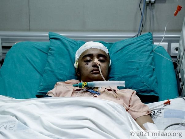Help 23-year-old Hardika who is suffering from severe head injuries