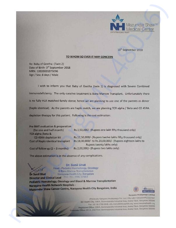 Estimation Letter