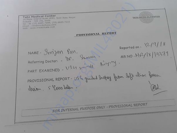 Provisional Report