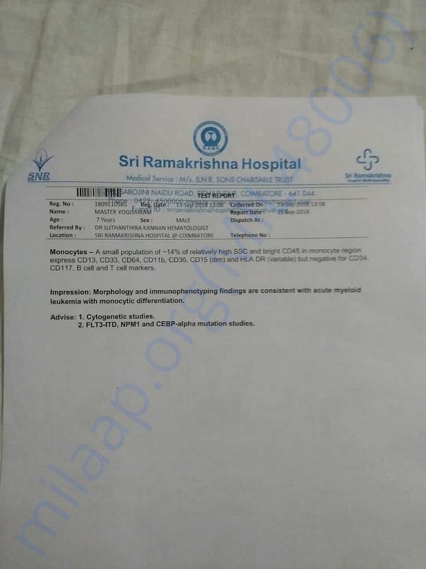 hospital report