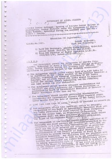 Government permission