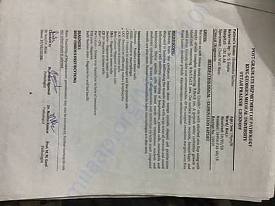 Surgery report