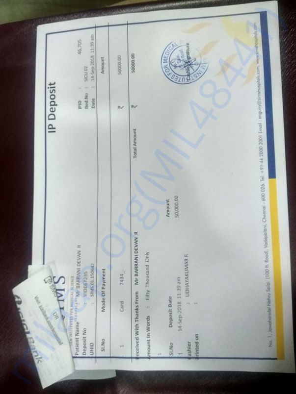 Hospital bills