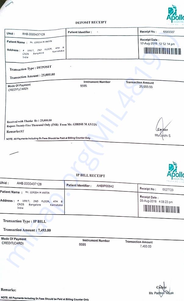 3rd time Apollo invoice 3