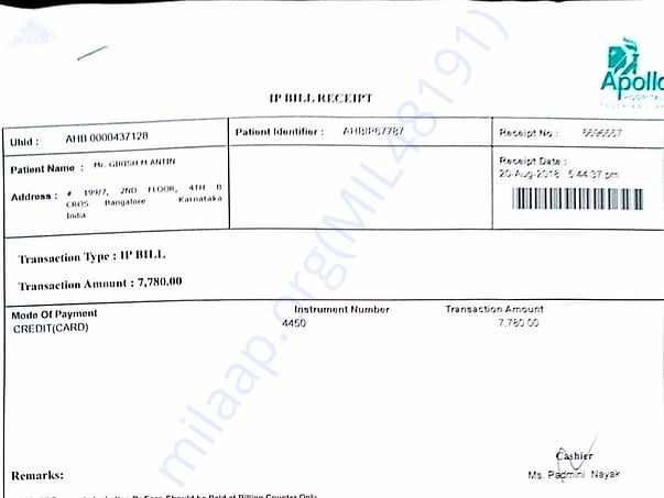 3rd time Apollo invoice 4