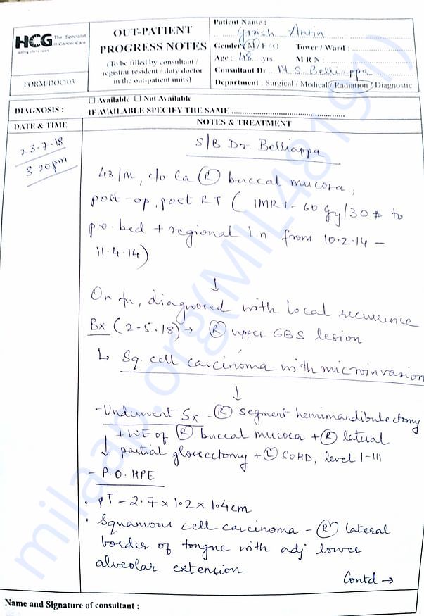 3rd time HCG report pg1
