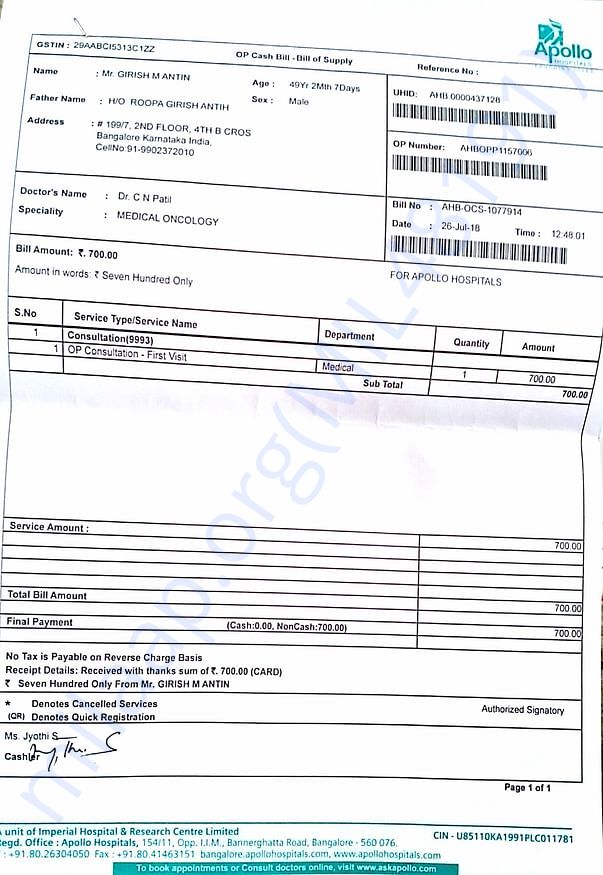 3rd time Apollo Invoice 7