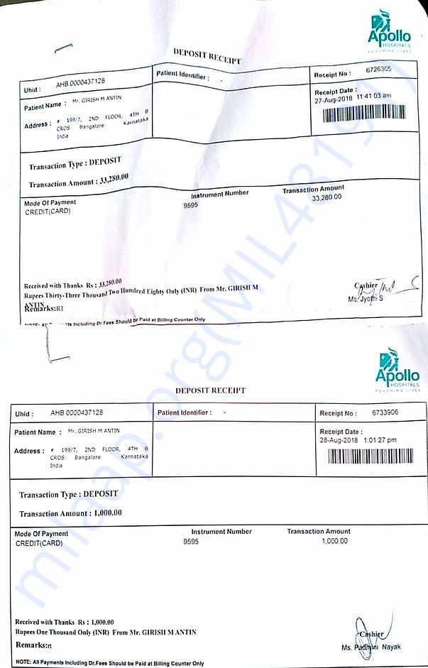 3rd time Apollo invoice 1