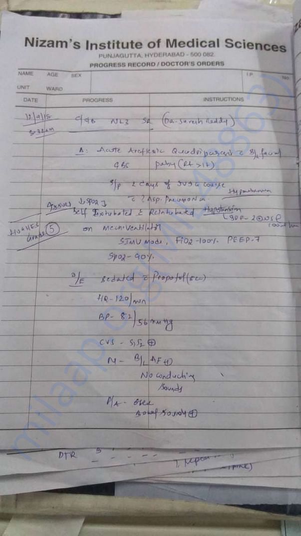 Diagnose notes