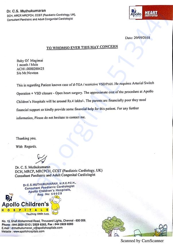 Estimation Letter