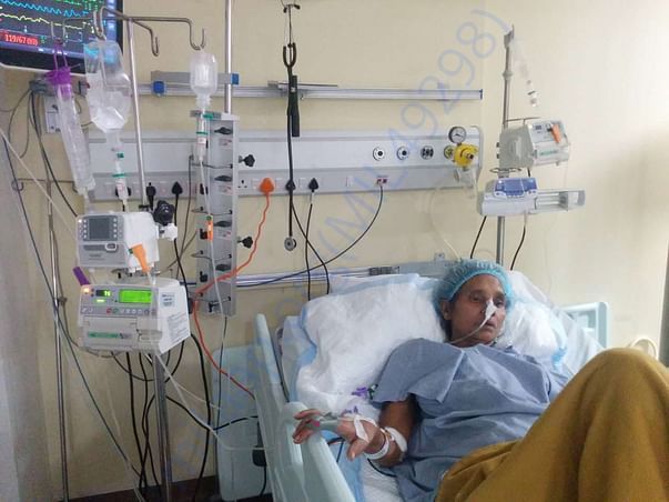 Meena devi in ICU fighting a huge battle of Cancer