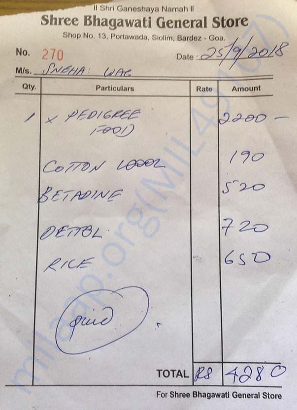 First bill of the medicines