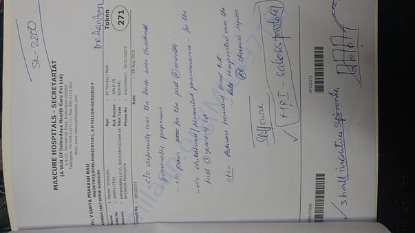 Doctor's prescription