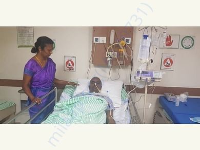 Prakash at the hospital