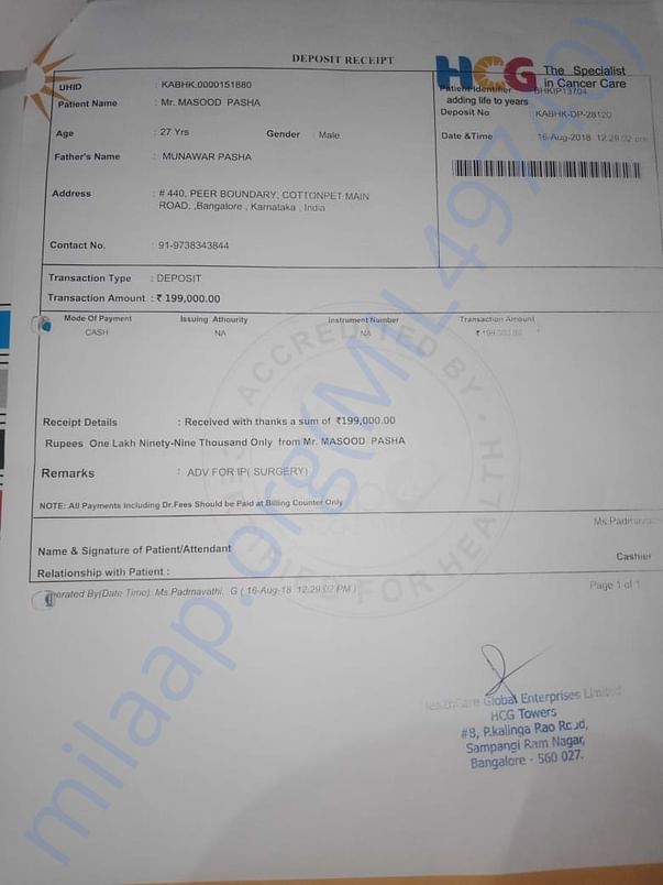 Estimated cost 400000/-