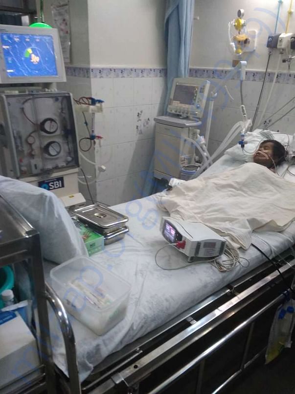 Baby in ICU