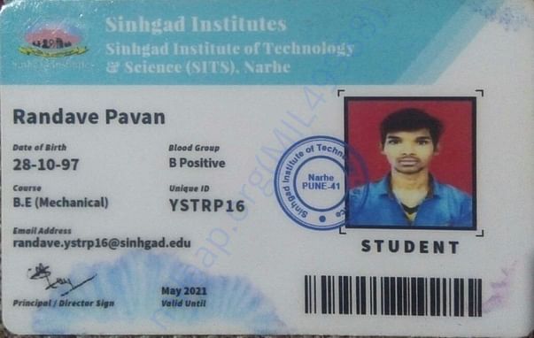pavan's college ID