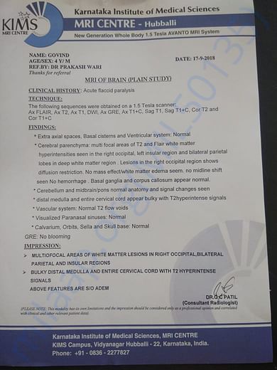 Medical report