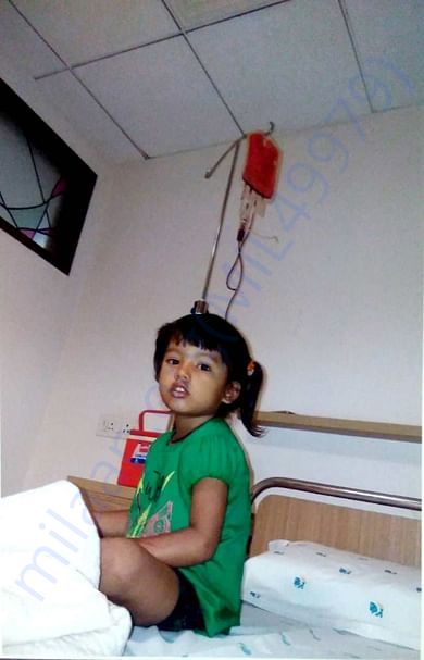 help sushmita 4 thalassemia cure