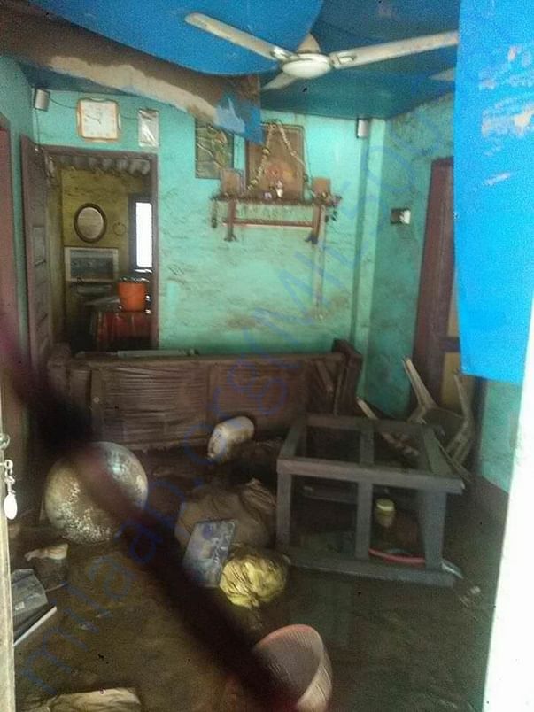 House after flood