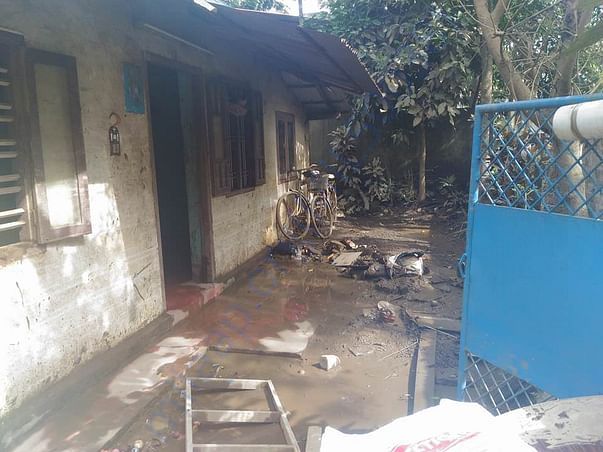 House after flood