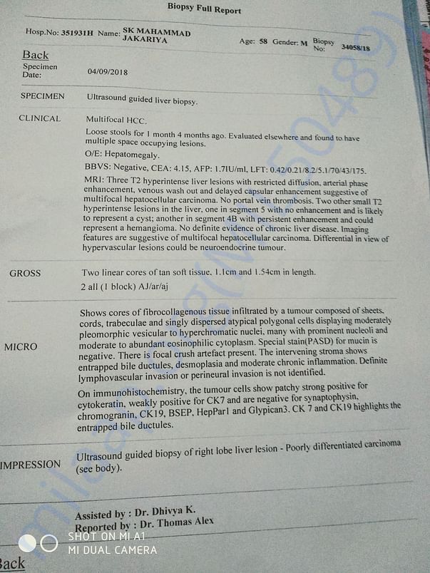 Biopsy report