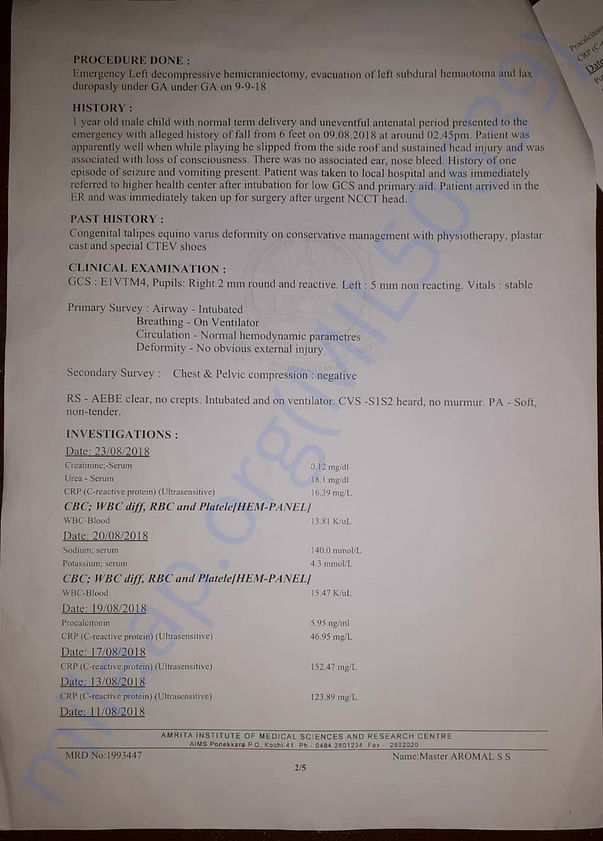 Discharge Summary For First Surgery-2