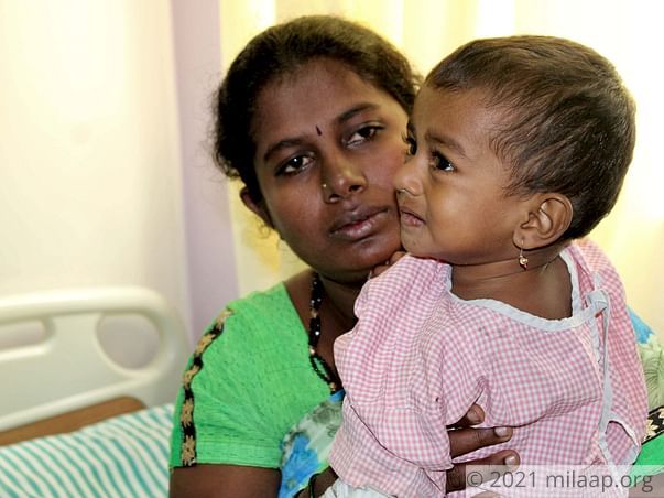 Helpless Mother Is Struggling To Save Her 2-Year-Old From Cancer