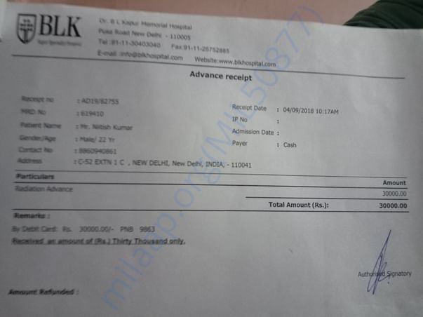 Hospital bills