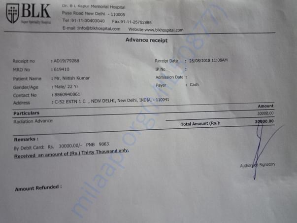 Hospital bills