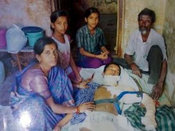 Temple Sweeper Can't Save Son Who'll be Bedridden Without Surgery